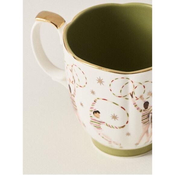 Anthropologie New York City Ballet Nutcracker Candy Canes Mug SOLD OUT - Picture 3 of 3